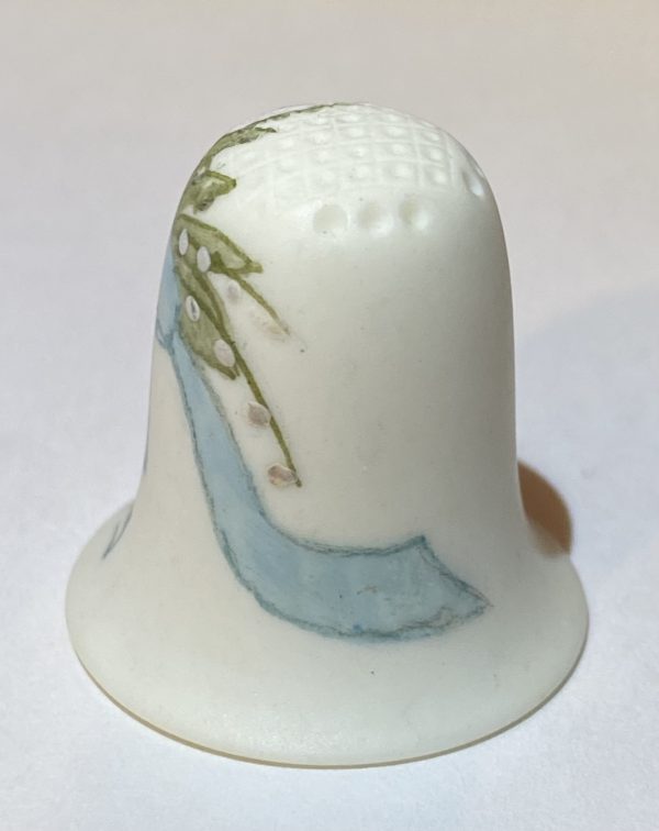 Wedding Bells Heirloom Editions Handpainted Thimble - Thimblelina.com