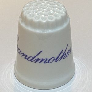 GRANDMOTHER House of Goebel W. Germany Porcelain Thimble - Thimblelina.com