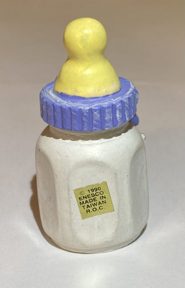 1990's Baby Bottle Collectible Thimble by ENESCO - Thimblelina.com